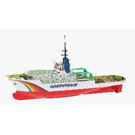3D Greenpeace Ship Solo